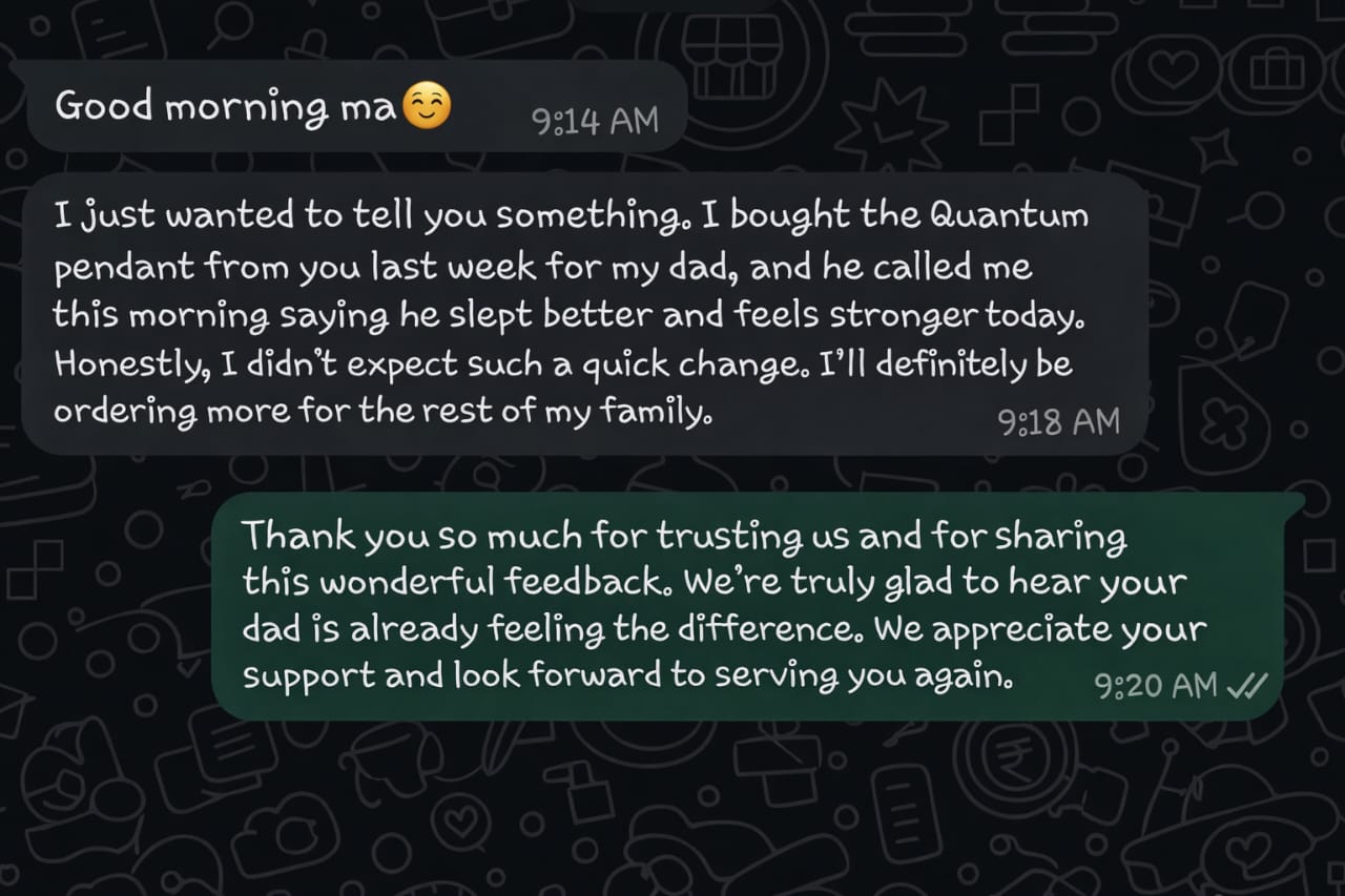 Customer testimonial screenshot 1